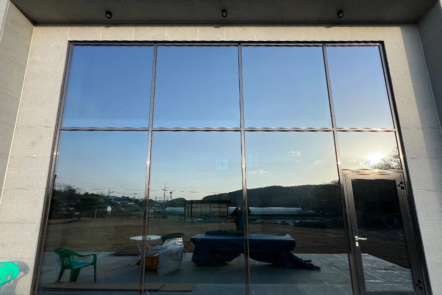 안양 전원주택 외관 미러필름 시공 완료