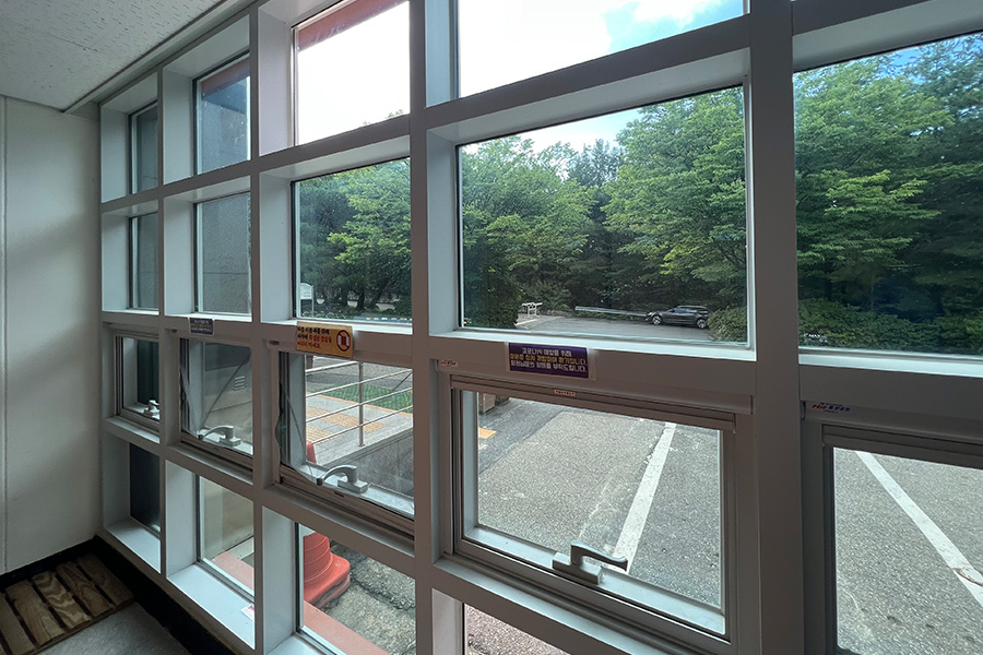 대전 신재생에너지공사 사무실 햇빛차단필름 시공